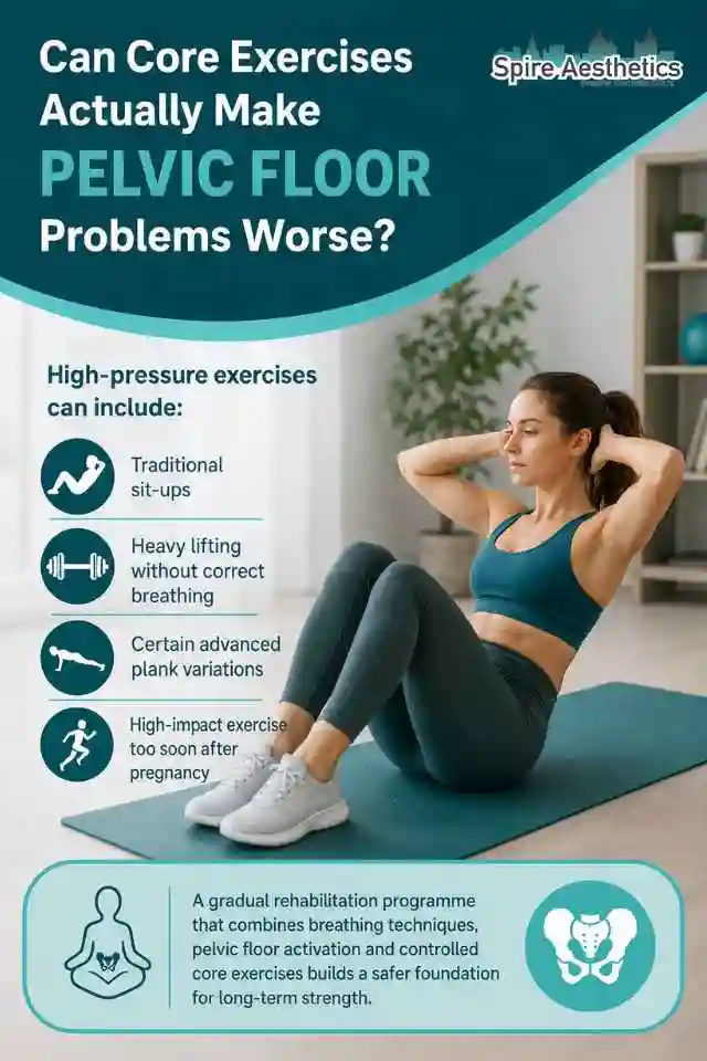 Can Strengthening Your Core Alone Actually Make Pelvic Floor Problems Worse Stanmore?